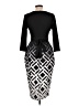 Unbranded Graphic Black Cocktail Dress Size L - photo 2