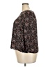 Apt. 9 100% Polyester Black 3/4 Sleeve Blouse Size XXL Petite - photo 5
