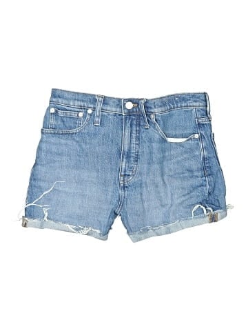 Madewell High-Rise Denim Shorts in Coeling Wash (view 1)