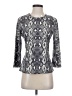 J. McLaughlin Gray 3/4 Sleeve Top Size S - photo 1