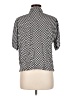 Terez Checkered-gingham Black Short Sleeve Blouse Size M - photo 2