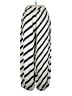 Aqua 100% Polyester Stripes Ivory Casual Pants Size XL - photo 2