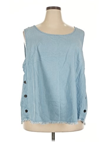 a.n.a. A New Approach Sleeveless Blouse (view 1)