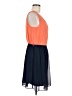 Maurices 100% Polyester Color Block Orange Casual Dress Size M - photo 4