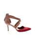 Enzo Angiolini Color Block Burgundy Heels Size 10 1/2 - photo 1