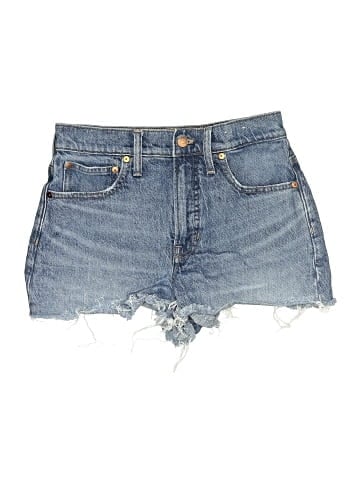 Madewell The Perfect Jean Short in Bartow Wash: TENCEL&trade; Denim Edition (view 1)
