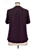 Perseption Purple Short Sleeve Blouse Size XL - photo 2