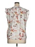Tabitha Webb Floral Gray Sleeveless Blouse Size XL - photo 2