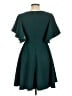 Unbranded Solid Teal Cocktail Dress Size L - photo 2
