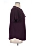 Perseption Purple Short Sleeve Blouse Size XL - photo 4