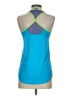 Nike 100% Polyester Blue Active Tank Size S - photo 2