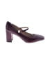 J.Crew 100% Leather Burgundy Heels Size 11 - photo 1
