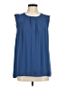 Vince Camuto 100% Polyester Blue Sleeveless Blouse Size M - photo 1