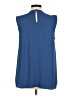 Vince Camuto 100% Polyester Blue Sleeveless Blouse Size M - photo 2
