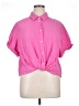 Universal Thread 100% Cotton Pink Short Sleeve Blouse Size XL - photo 1