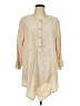 Sooniya 100% Tencel Ivory 3/4 Sleeve Button-Down Shirt Size L - photo 1