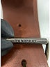 Burberry 100% Leather Brown Leather Belt Size 3 - photo 3