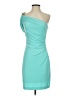 Boston Proper Solid Teal Cocktail Dress Size 4 - photo 1