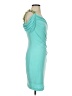 Boston Proper Solid Teal Cocktail Dress Size 4 - photo 4
