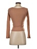 Shein Tan Long Sleeve Top Size 4 - photo 2