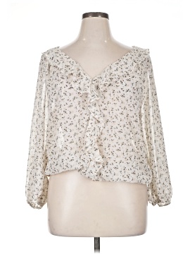 Max Studio 3/4 Sleeve Blouse (view 1)