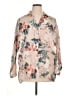 Umgee Floral Tan 3/4 Sleeve Blouse Size XL - photo 1