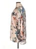 Umgee Floral Tan 3/4 Sleeve Blouse Size XL - photo 5