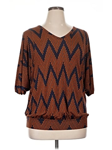 Ashley Stewart 3/4 Sleeve Top (view 1)
