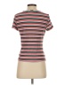 Aqua Red Short Sleeve Top Size S - photo 2
