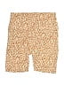 Lou & Grey Animal Print Brown Shorts Size XXS - photo 1