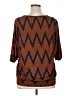Ashley Stewart Brown 3/4 Sleeve Top Size 14 - 16 Plus - photo 2