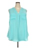 Torrid 100% Polyester Teal Sleeveless T-Shirt Size 2X Plus (2) - photo 1