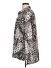 H By Halston Animal Print Silver Long Sleeve Blouse Size XL - photo 5