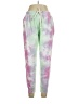 Honeyme Tie-dye Green Sweatpants Size L - photo 1