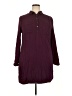 SO 100% Rayon Burgundy Long Sleeve Blouse Size XL - photo 1