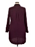 SO 100% Rayon Burgundy Long Sleeve Blouse Size XL - photo 2