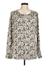 CAbi 100% Polyester Ivory Long Sleeve Blouse Size M - photo 1