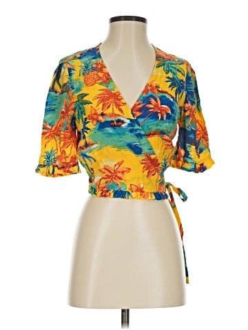 Zara Collection Short Sleeve Blouse (view 1)