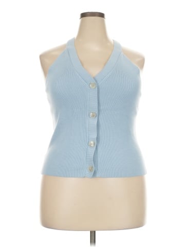 Ann Taylor LOFT Sleeveless Button-Down Shirt (view 1)
