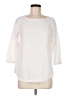 Jeanne Pierre 100% Cotton White Sweatshirt Size M - photo 1