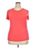 Danskin Now 100% Polyester Orange Active T-Shirt Size XXL - photo 1