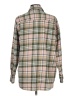 Old Navy 100% Cotton Plaid Green Long Sleeve Button-Down Shirt Size L - photo 2