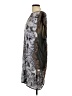 Max Studio Graphic Gray Cocktail Dress Size L - photo 5