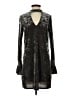 Aqua Black Casual Dress Size S - photo 1