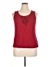 Croft & Barrow 100% Rayon Red Sleeveless Top Size XL - photo 1