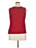 Croft & Barrow 100% Rayon Red Sleeveless Top Size XL - photo 2