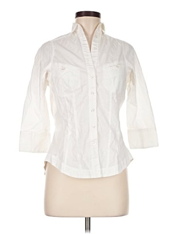 Byron Lars Beauty Mark 3/4 Sleeve Button-Down Shirt (view 1)