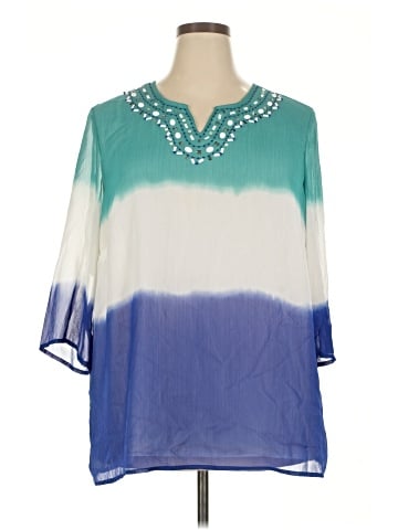 Alfred Dunner 3/4 Sleeve Blouse (view 1)