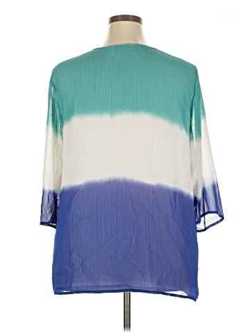 Alfred Dunner 3/4 Sleeve Blouse (view 2)