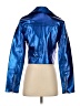 7 For All Mankind 100% Polyurethane Metallic Blue Jacket Size XS - photo 2